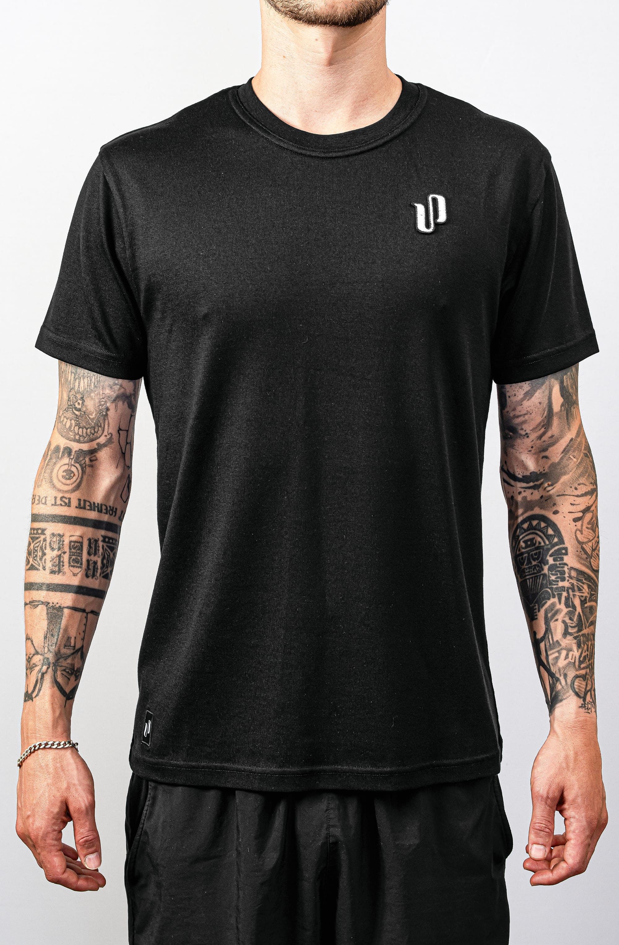Upshirt Patch Schwarz