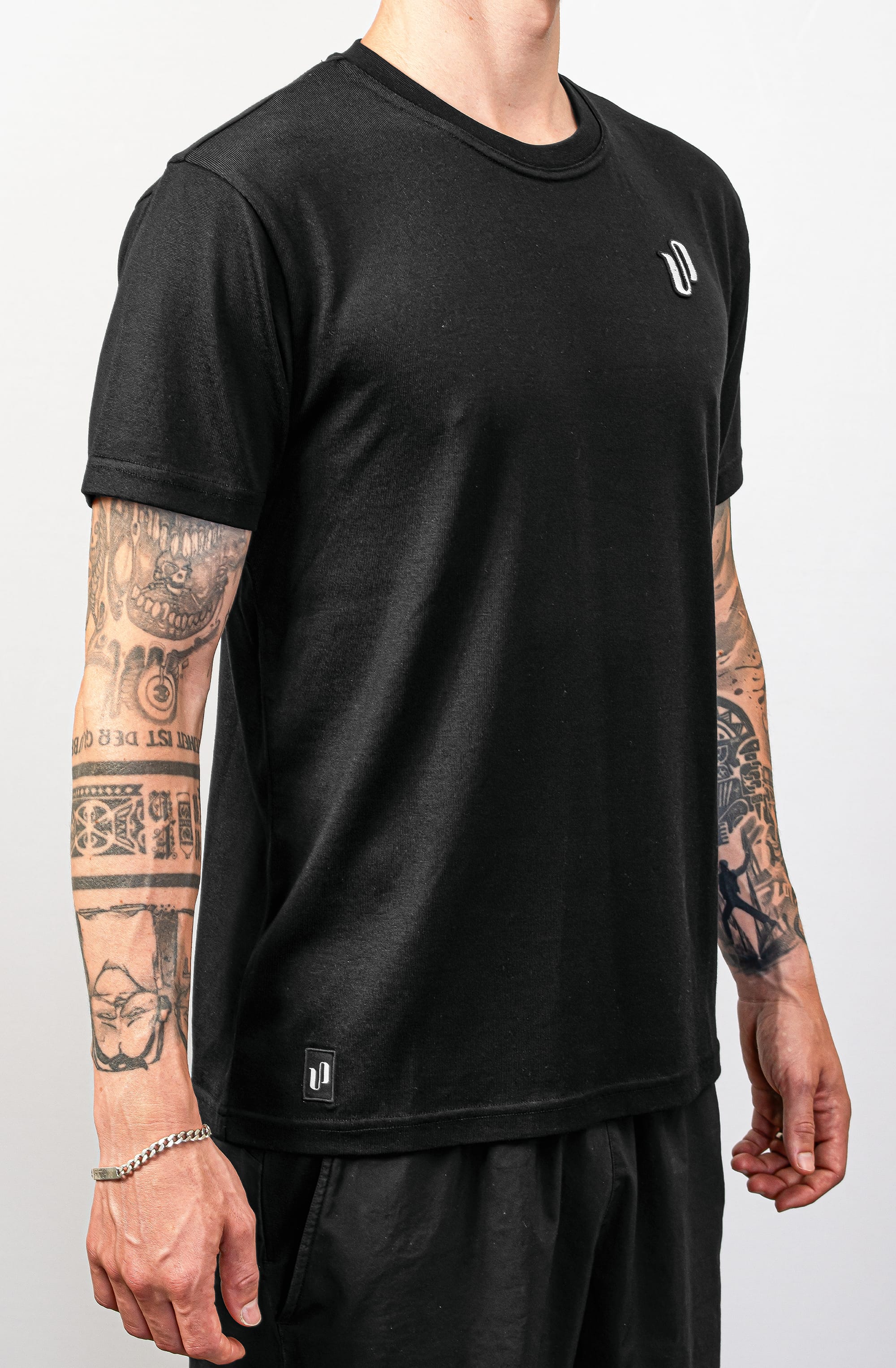 Upshirt Patch Schwarz