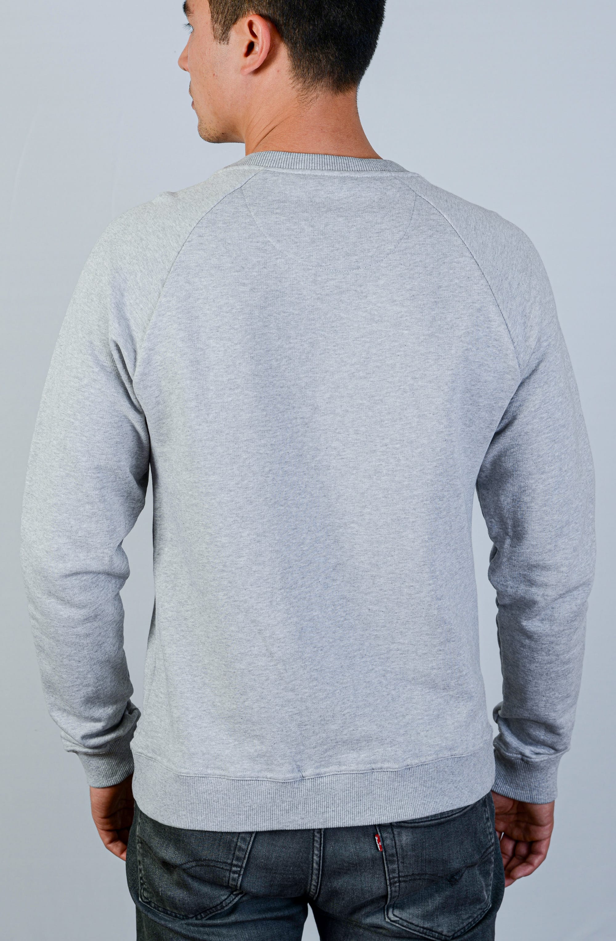 Upsweater grau meliert