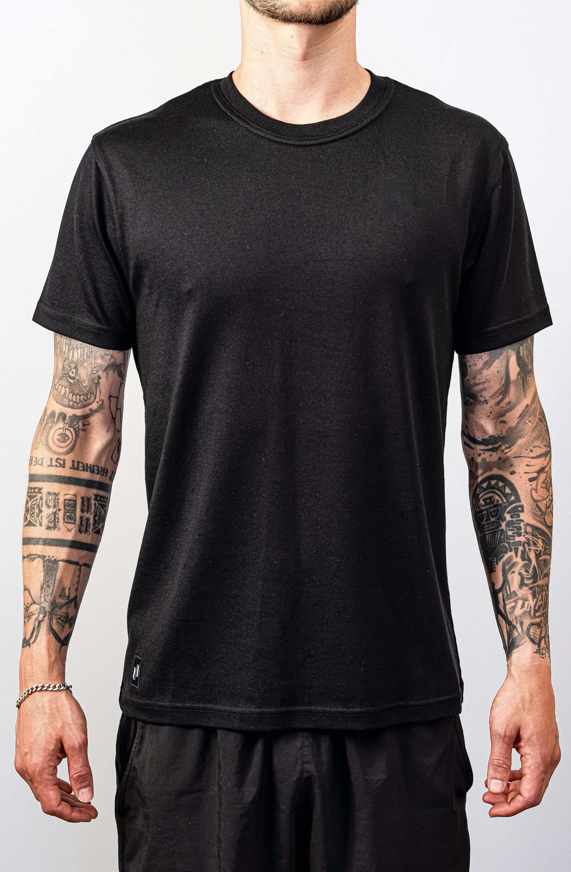 Upshirt Blanko Schwarz V2