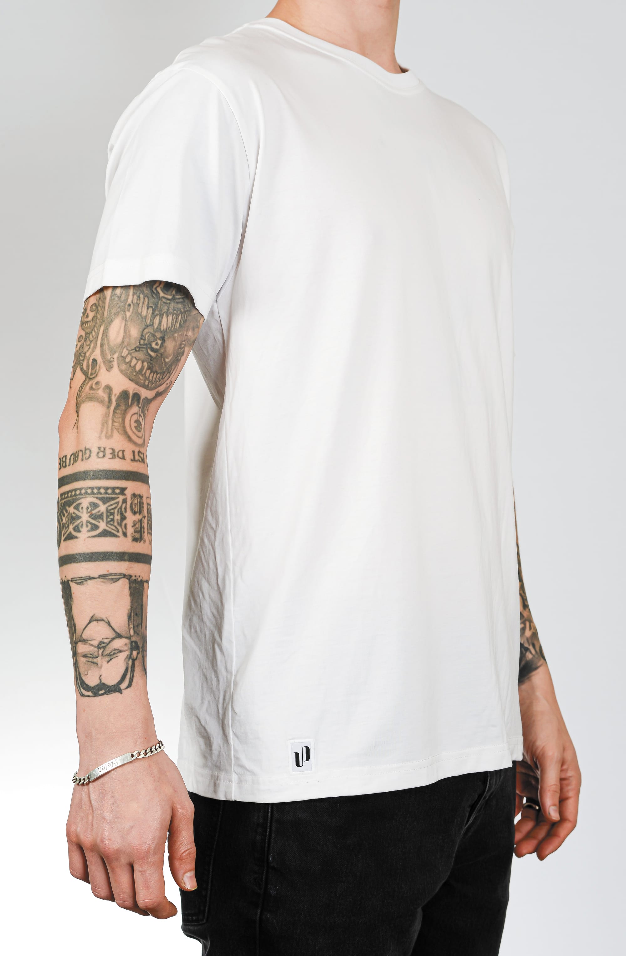 Upshirt Blanko Weiss