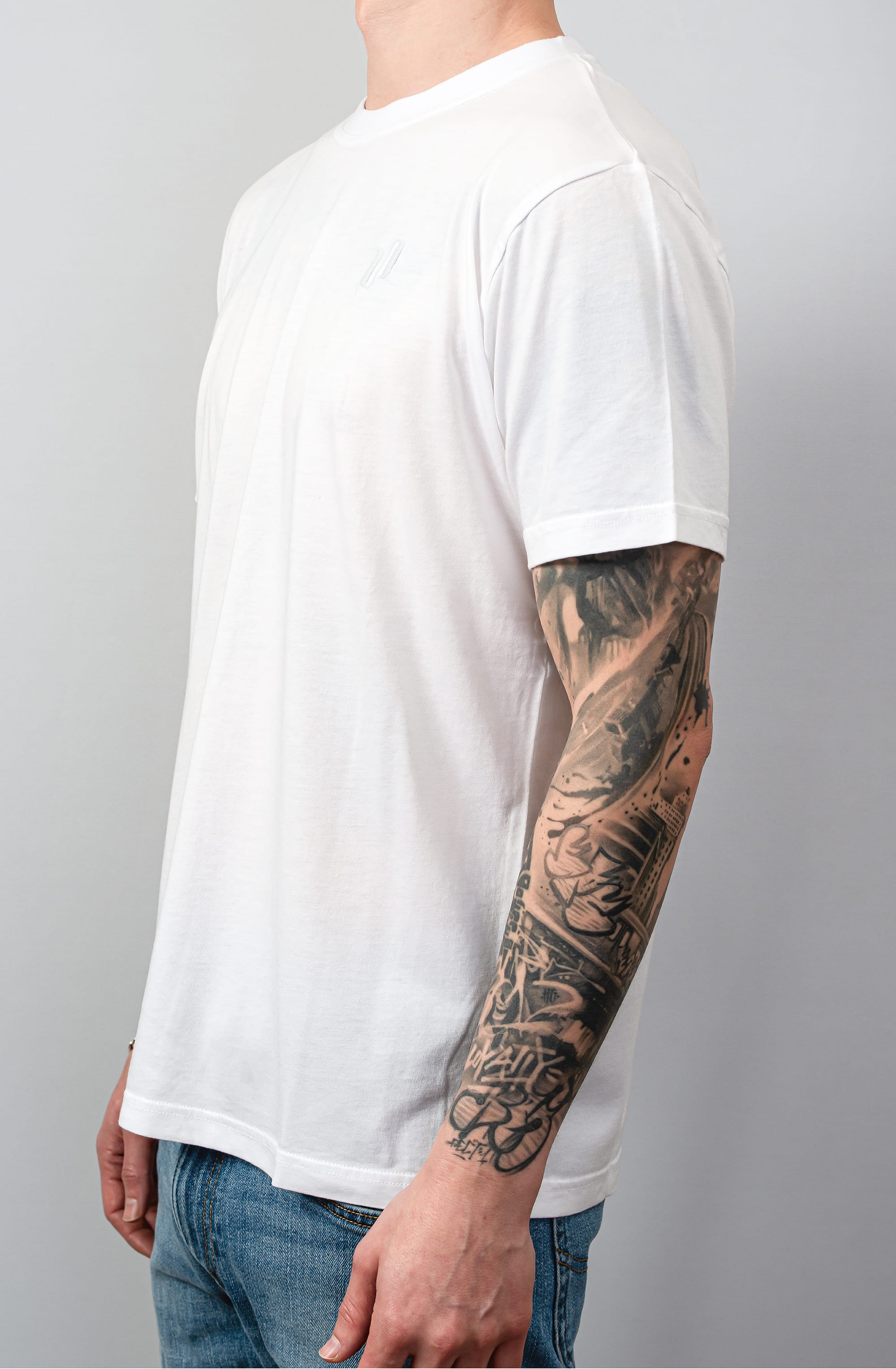 Upshirt Logo White