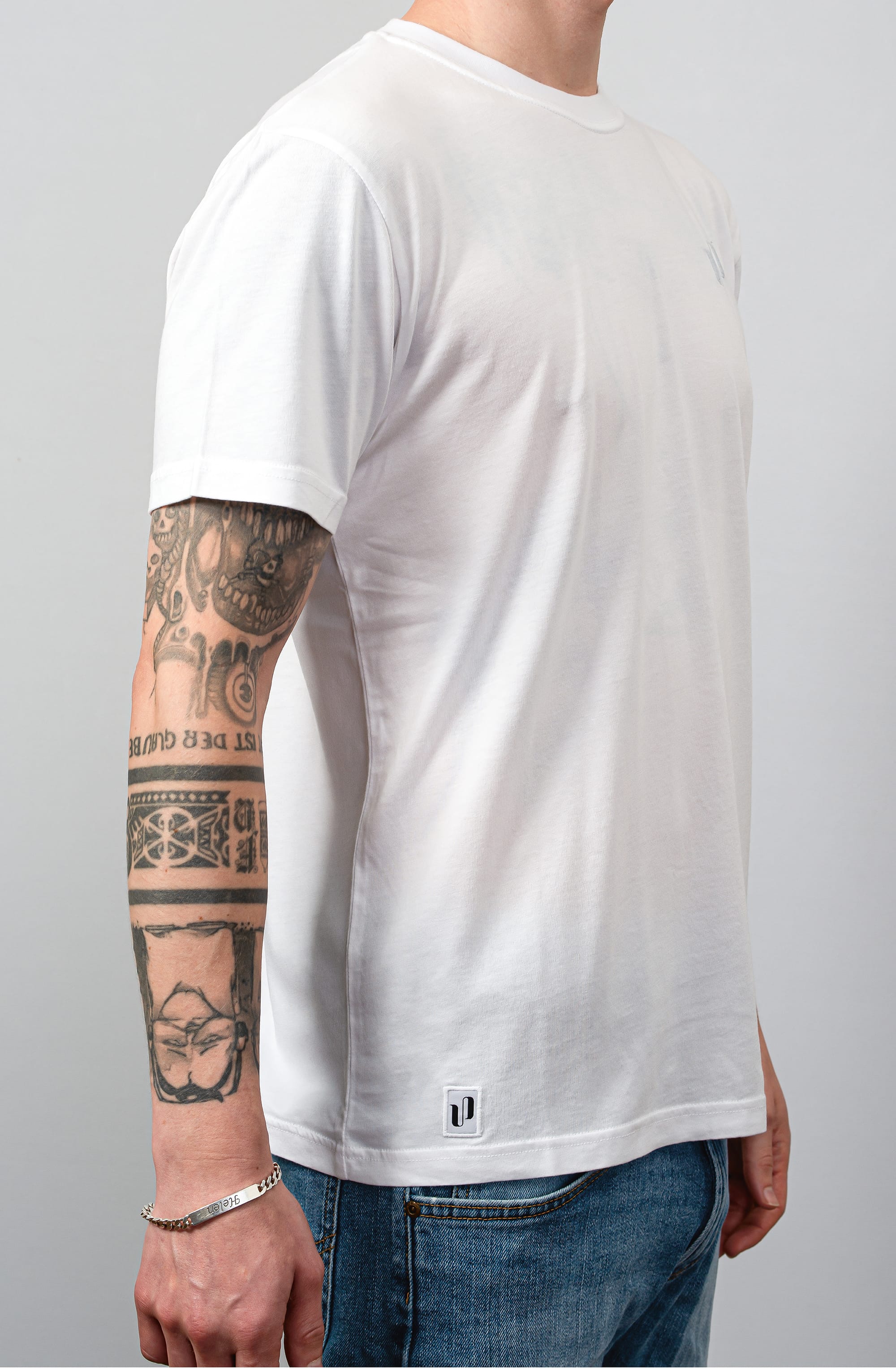 Upshirt Logo White